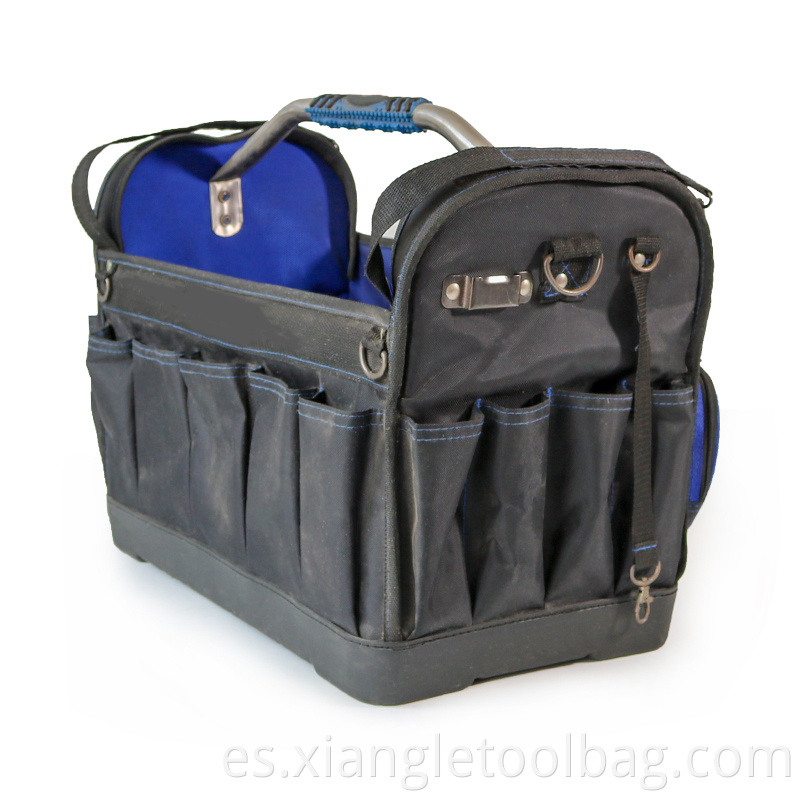 open tote tool bag with handle